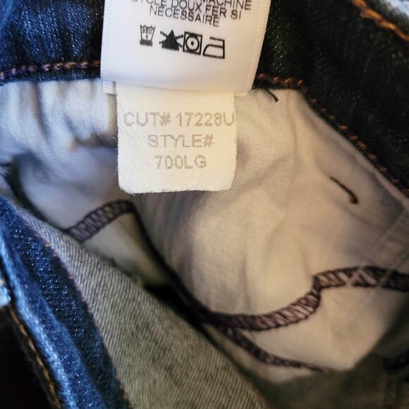 NYDJ Jeans Size 4 Blue Bootcut Dark Wash Not Your Daughters Jeans - Picture 10 of 10